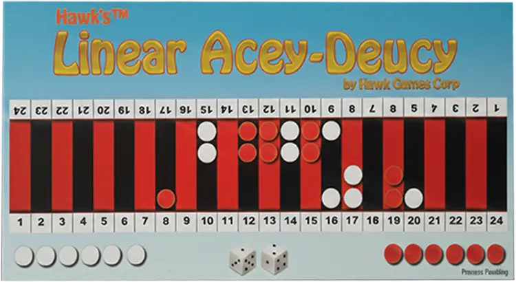Linear Acey-Deucy Game